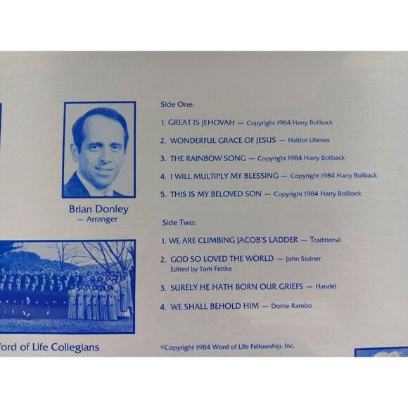 Word of Life Presents "Genesis" Vinyl Record Album Lp NEW SEALED 1984 Religious - Picture 8 of 10